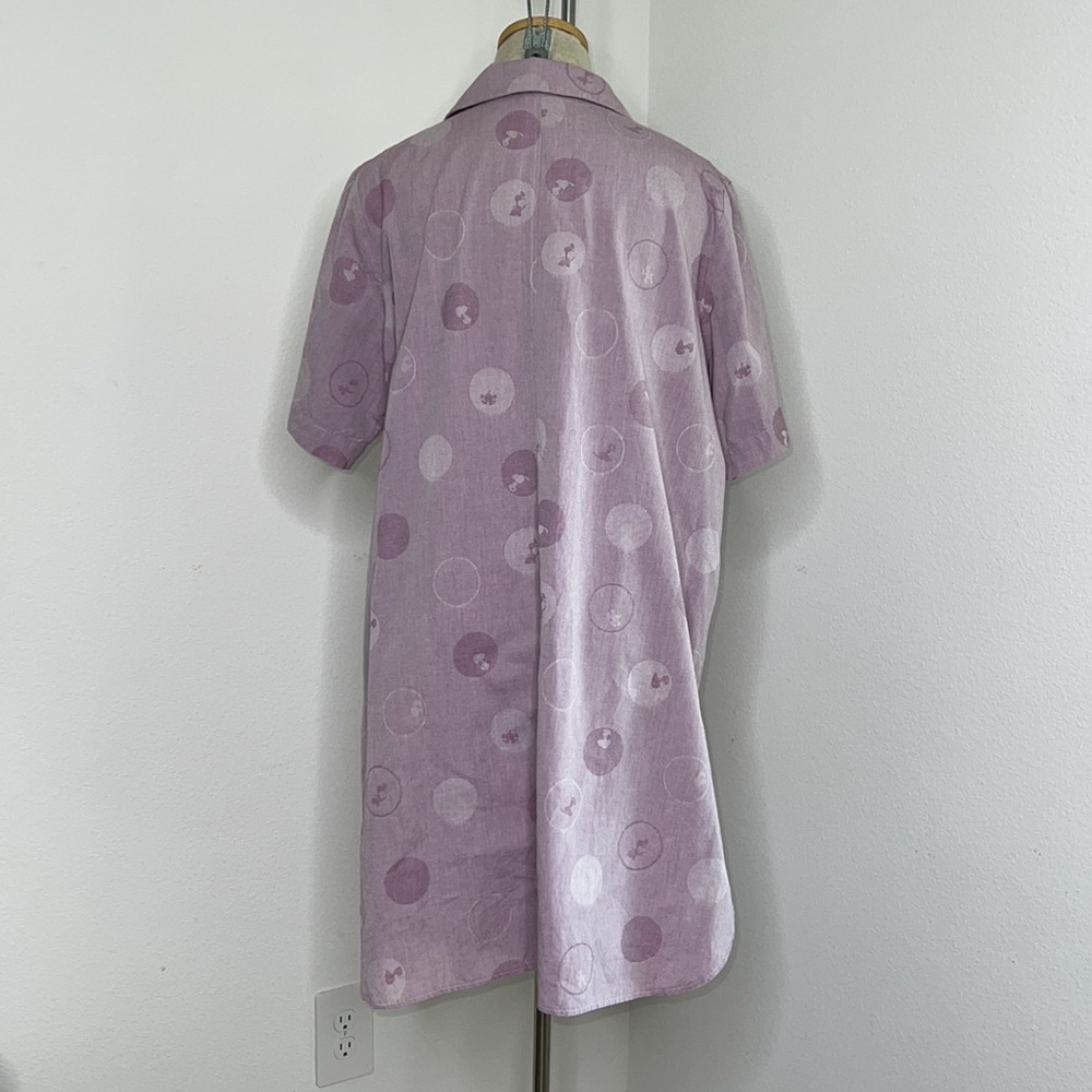 🔹 Snoopy Voyages Peanuts Worldwide Shirt Dress - Picture 2 of 7